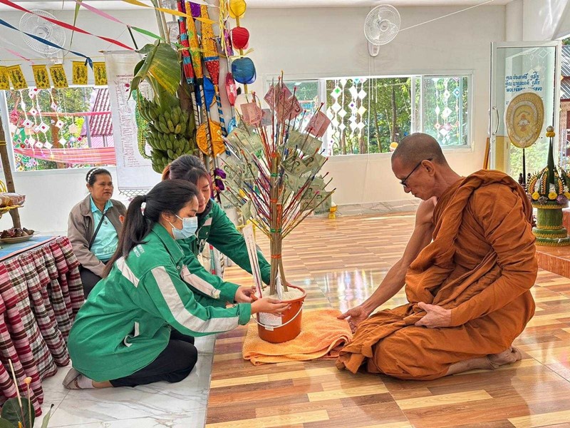 โรงไฟฟ้าพลังงานสะอาดดอนมนต์ ร่วมทอดกฐิน ณ วัดป่าบ้านละกอ-1